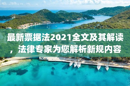 最新票據法2021全文及其解讀,法律專家為您解析新規內容
