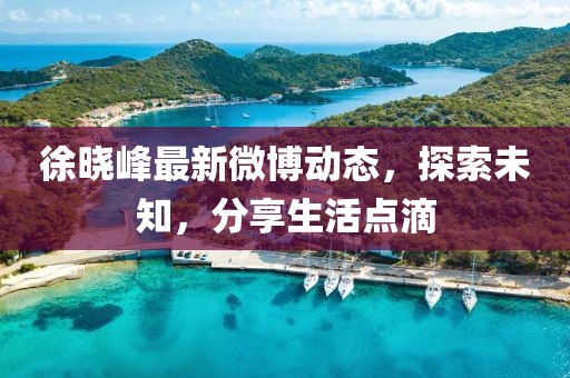 徐曉峰最新微博動態,探索未知,分享生活點滴