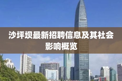 沙坪壩最新招聘信息及其社會影響概覽