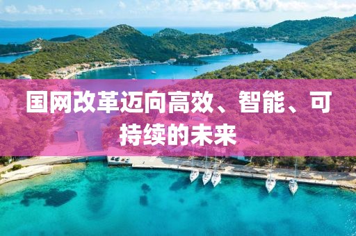 國網改革邁向高效、智能、可持續的未來