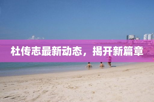 杜傳志最新動態，揭開新篇章