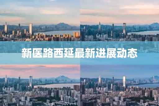 新醫路西延最新進展動態