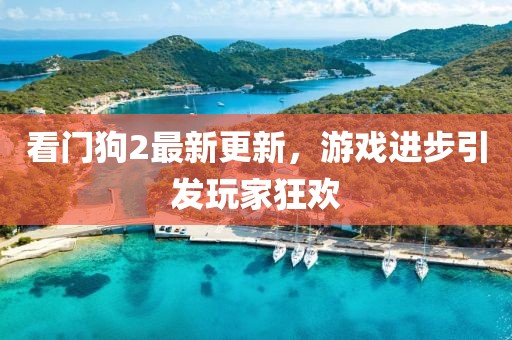 看門狗2最新更新,游戲進步引發玩家狂歡