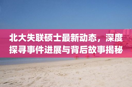 北大失聯(lián)碩士最新動態(tài),深度探尋事件進(jìn)展與背后故事揭秘