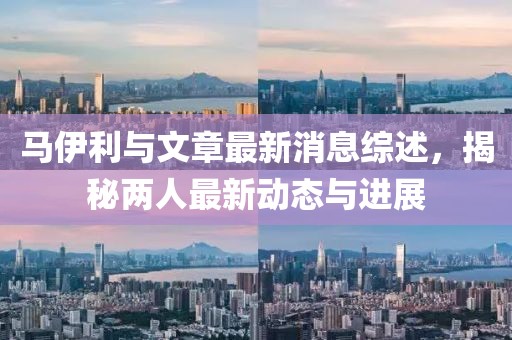 馬伊利與文章最新消息綜述,揭秘兩人最新動態(tài)與進(jìn)展