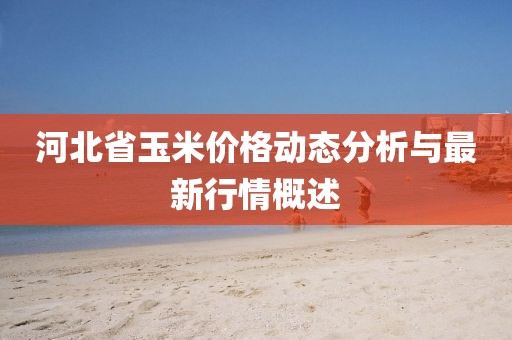 河北省玉米價格動態分析與最新行情概述