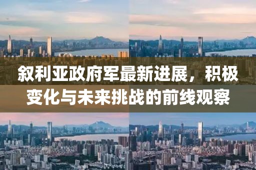 敘利亞政府軍最新進展,積極變化與未來挑戰(zhàn)的前線觀察