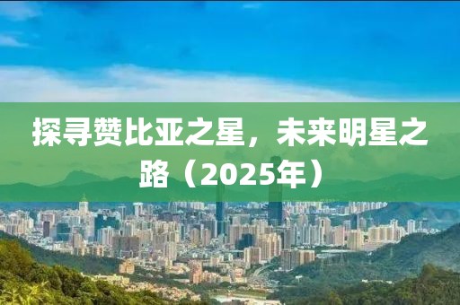 探尋贊比亞之星,未來明星之路(2025年)