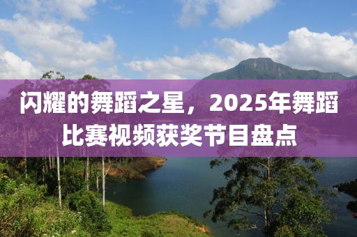 閃耀的舞蹈之星，2025年舞蹈比賽視頻獲獎節目盤點