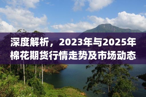 深度解析,2023年與2025年棉花期貨行情走勢及市場動態