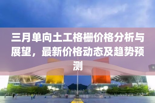 三月單向土工格柵價格分析與展望,最新價格動態及趨勢預測