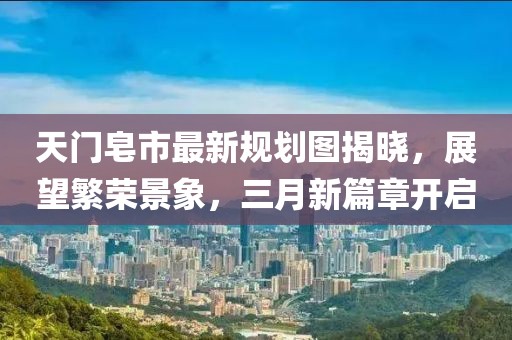 天門皂市最新規(guī)劃圖揭曉,展望繁榮景象,三月新篇章開啟