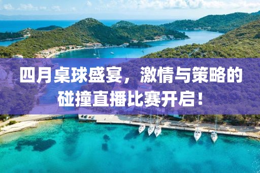 四月桌球盛宴,激情與策略的碰撞直播比賽開啟!