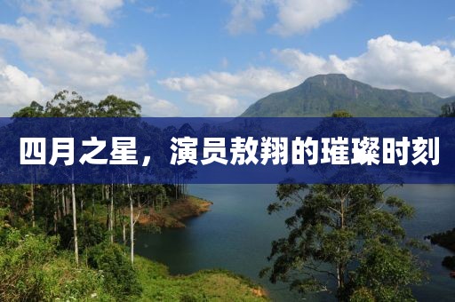 四月之星,演員敖翔的璀璨時刻