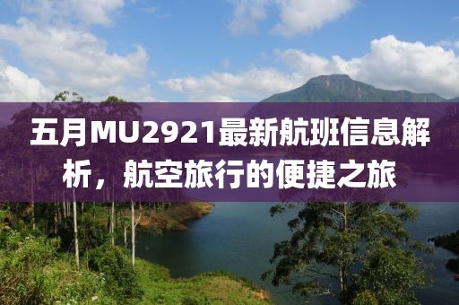 五月MU2921最新航班信息解析,航空旅行的便捷之旅