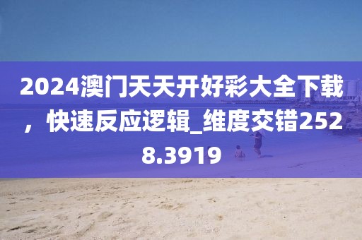 2024澳門天天開好彩大全下載,快速反應邏輯_維度交錯2528.3919