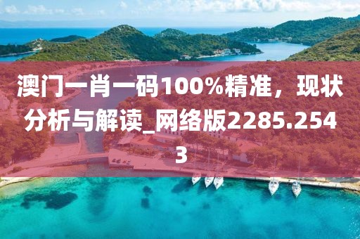 澳門一肖一碼100%精準,現狀分析與解讀_網絡版2285.2543