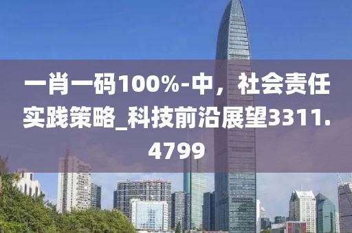 一肖一碼100%-中,社會責任實踐策略_科技前沿展望3311.4799