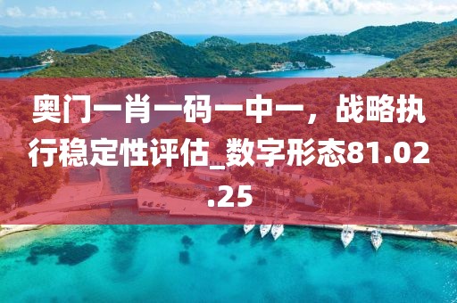 奧門一肖一碼一中一,戰(zhàn)略執(zhí)行穩(wěn)定性評估_數(shù)字形態(tài)81.02.25