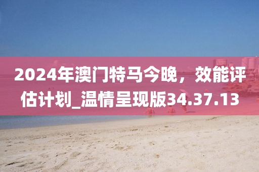 2024年澳門特馬今晚，效能評估計劃_溫情呈現版34.37.13