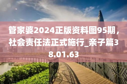 管家婆2024正版資料圖95期,社會(huì)責(zé)任法正式施行_親子篇38.01.63